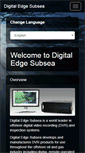Mobile Screenshot of digitaledgesubsea.com