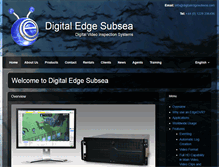 Tablet Screenshot of digitaledgesubsea.com